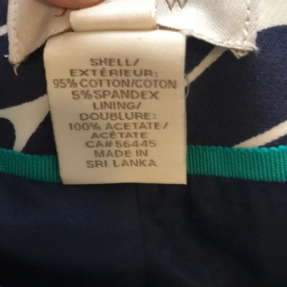 J Crew Blue White Fanfare jacket blazer 12 - Picture 6 of 7